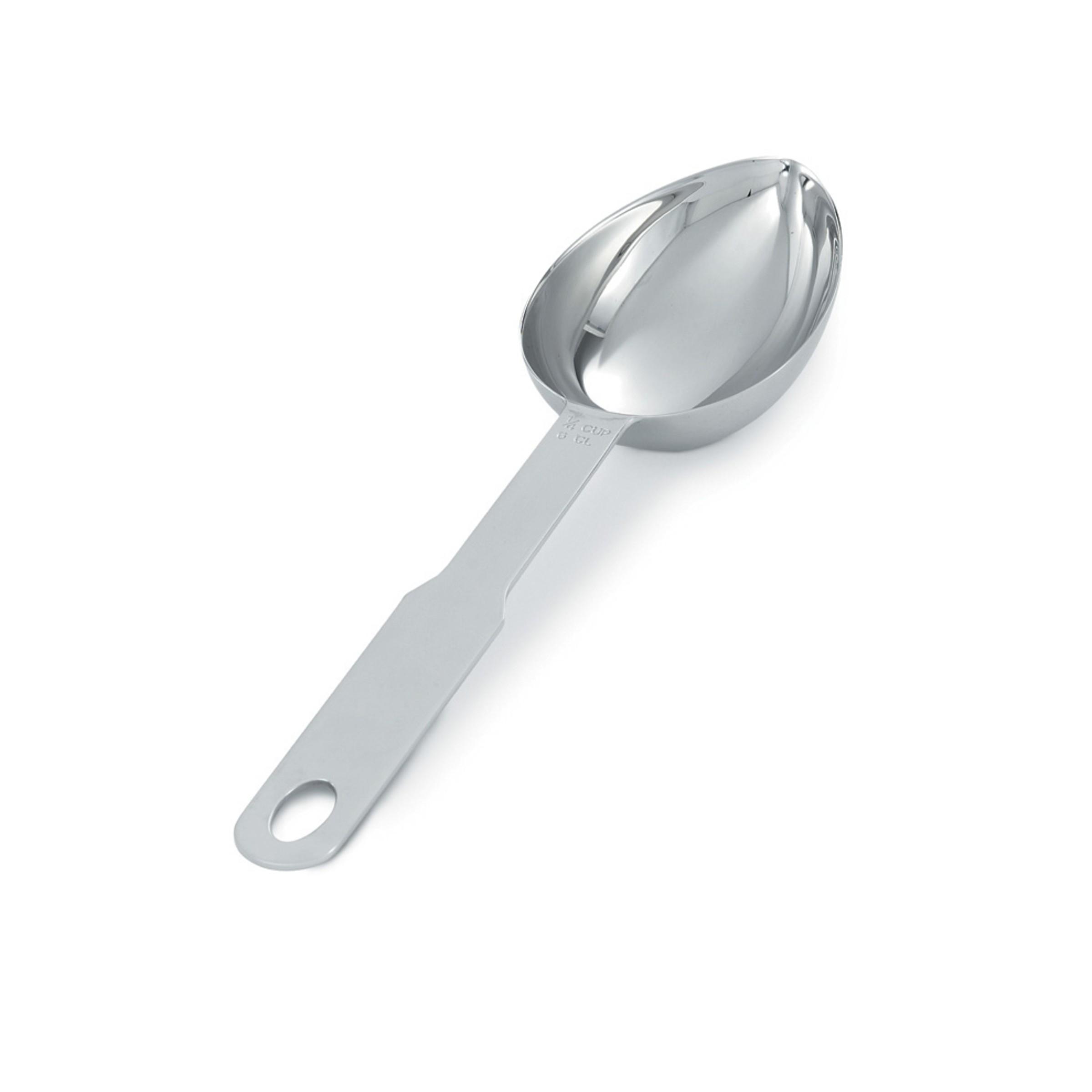 Measuring Cup 1/4 Stainless Steel Oval Heavy Duty 12/Each