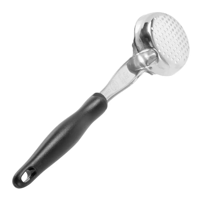 Spoodle 4 OZ Stainless Steel Perforated Black Handle Heavy Duty 12/Each