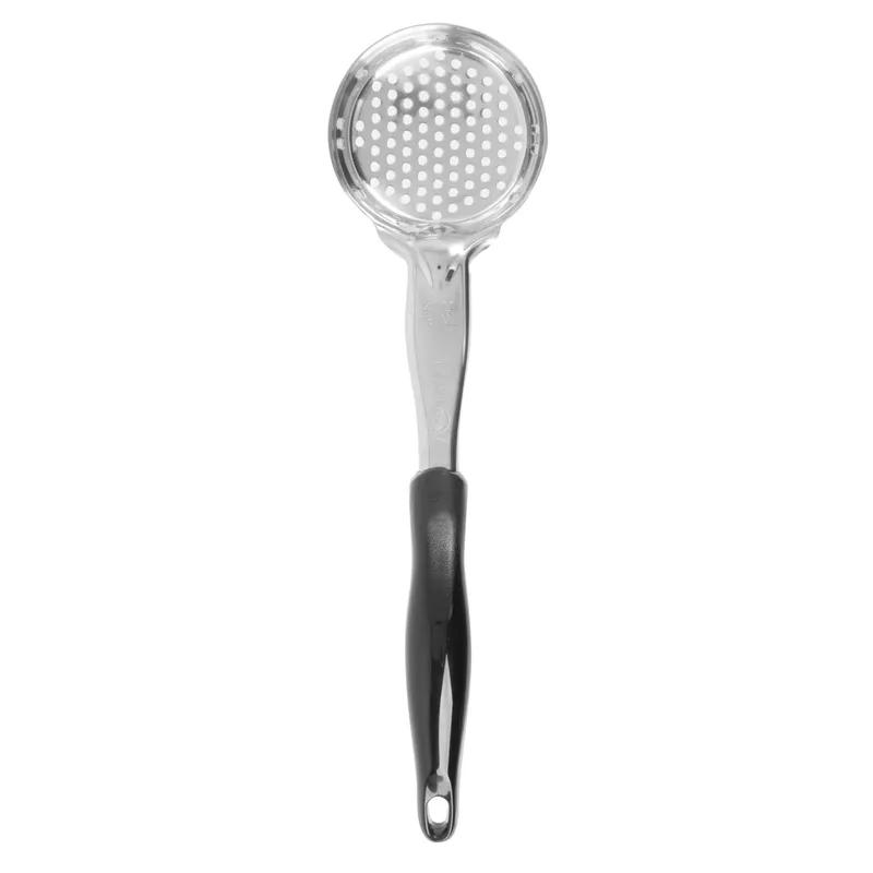 Spoodle 4 OZ Stainless Steel Perforated Black Handle Heavy Duty 12/Each