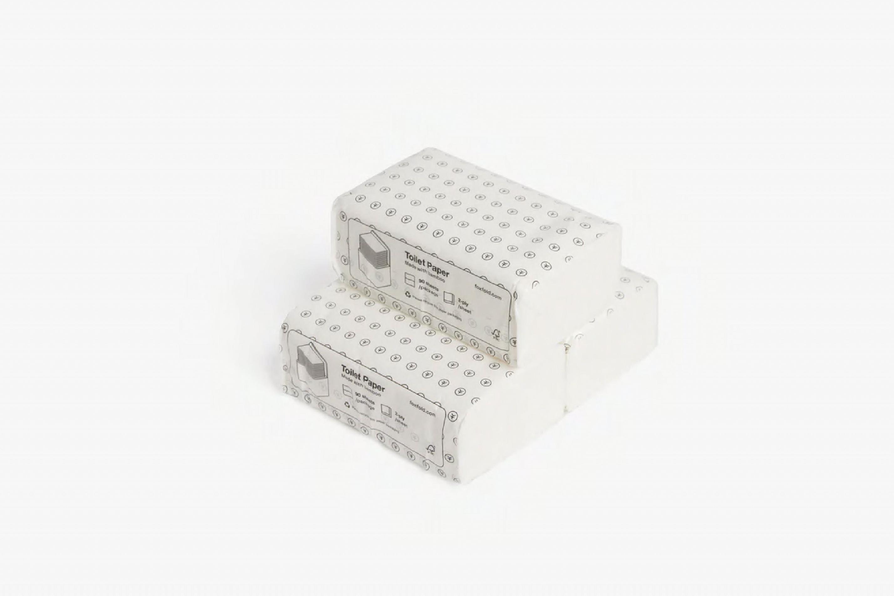 Toilet Paper & Tissue Roll 2PLY White 100 Count/Pack 80 Count/Case