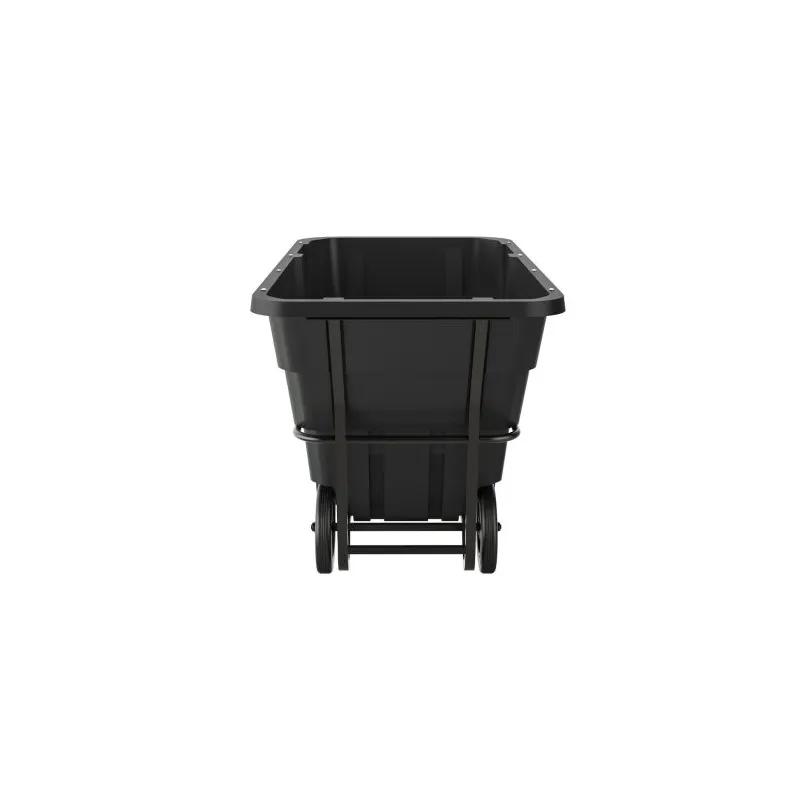 Utility Tilt Truck 85.87X41.28X49 IN 1.5 Cubic Yard Black Resin Heavy Duty 1/Case