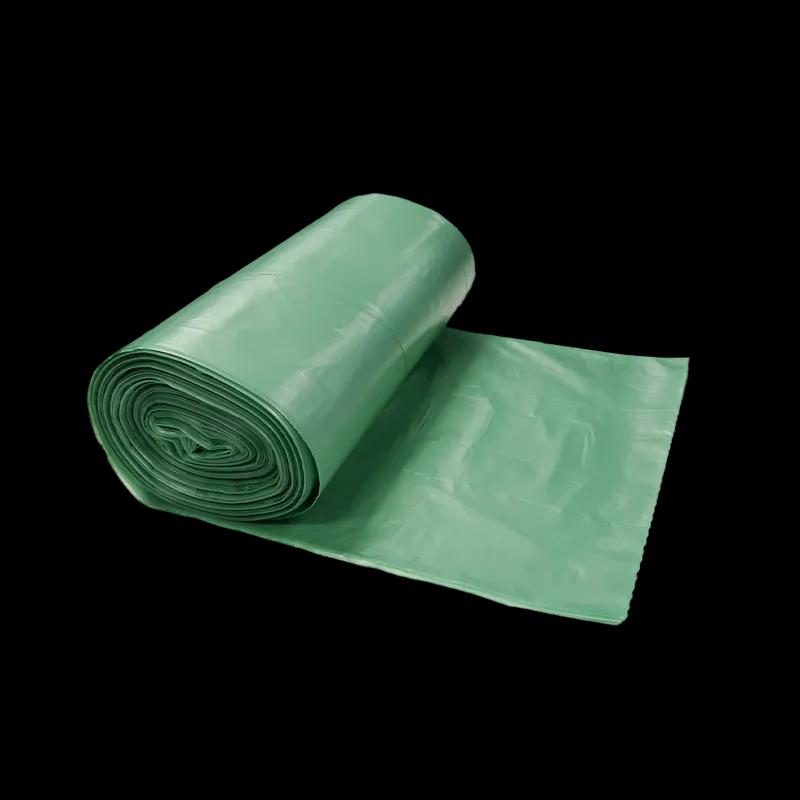 Victoria Bay Can Liner 30X36 IN 20-30 GAL Green 0.70MIL Opaque 25 Count/Roll 10 Rolls/Case