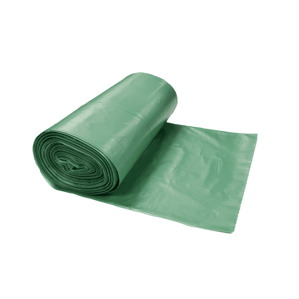 Victoria Bay Can Liner 38X58 IN 60 GAL Green 1.25MIL Opaque 10 Count/Roll 10 Rolls/Case