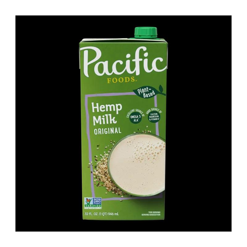 Pacific Foods Hemp Milk 32 FLOZ Original 12/Case