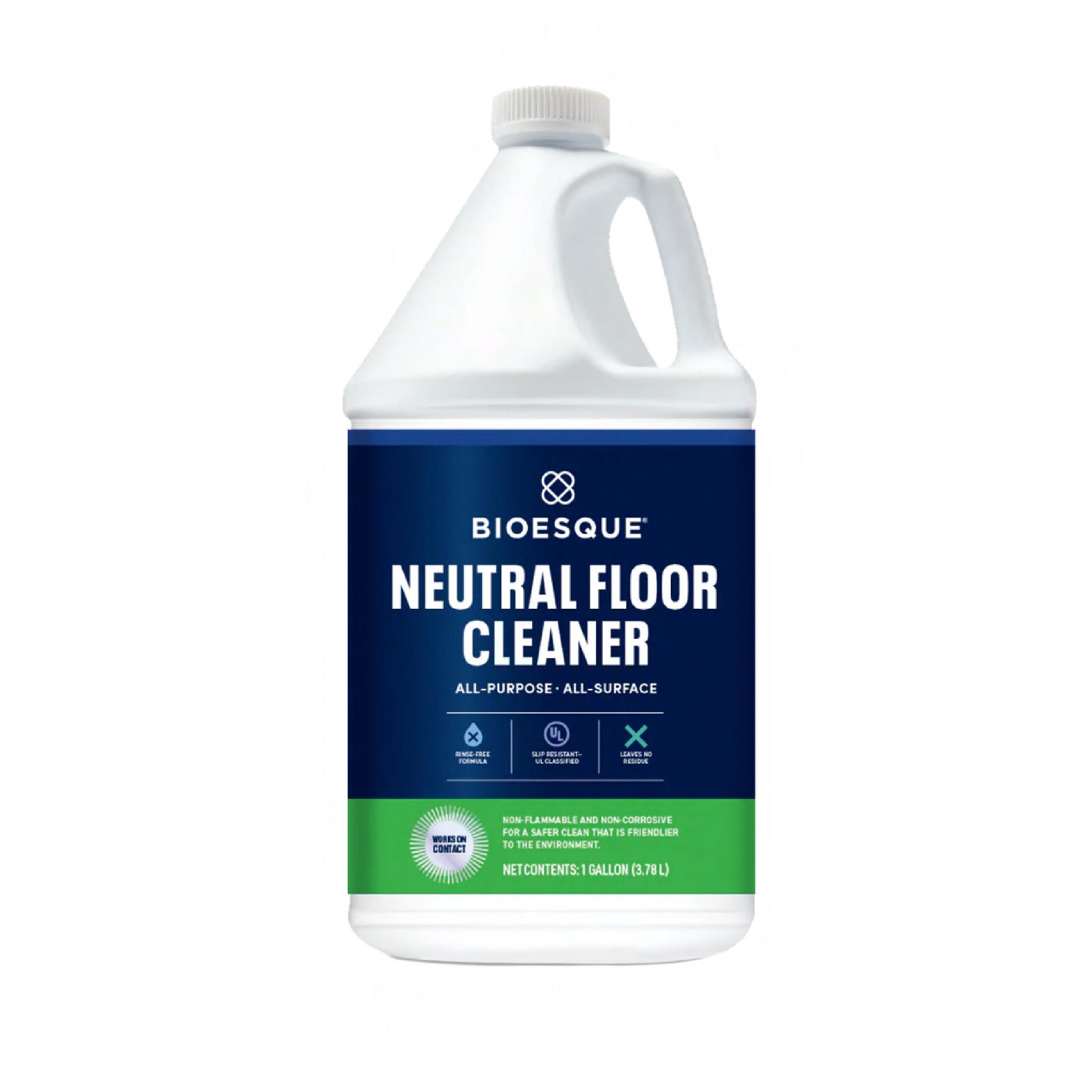 Bioesque® Floor Cleaner 1 GAL Neutral Liquid Low Foam No Rinse 4/Case