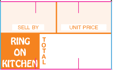 Monarch 1155 Ring On Kitchen Label 8000/Pack