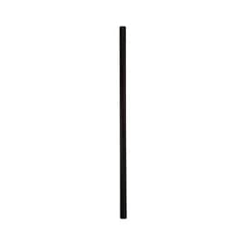 CompostZero™ Jumbo Straw 7.75 IN Black Unwrapped 500 Count/Pack 4 Packs/Case 2000 Count/Case