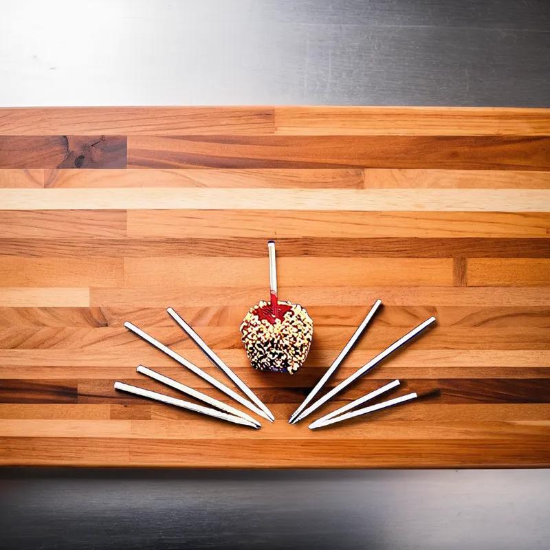 Food Skewer 10 IN Wood Round Natural Thick 3000/Case