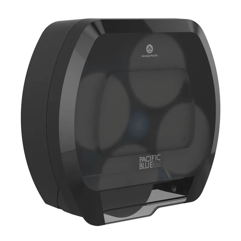 Pacific Blue Ultra™ Toilet Paper Dispenser Smoke Gray Coreless 4-Roll High Capacity 1/Each