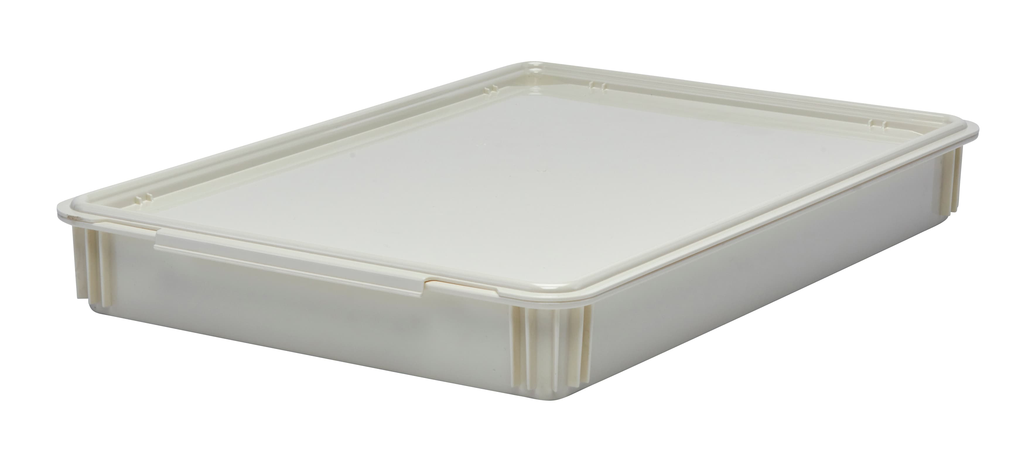 Camwear® Pizza Dough Food Storage Box 26X18X3 IN White 1/Each