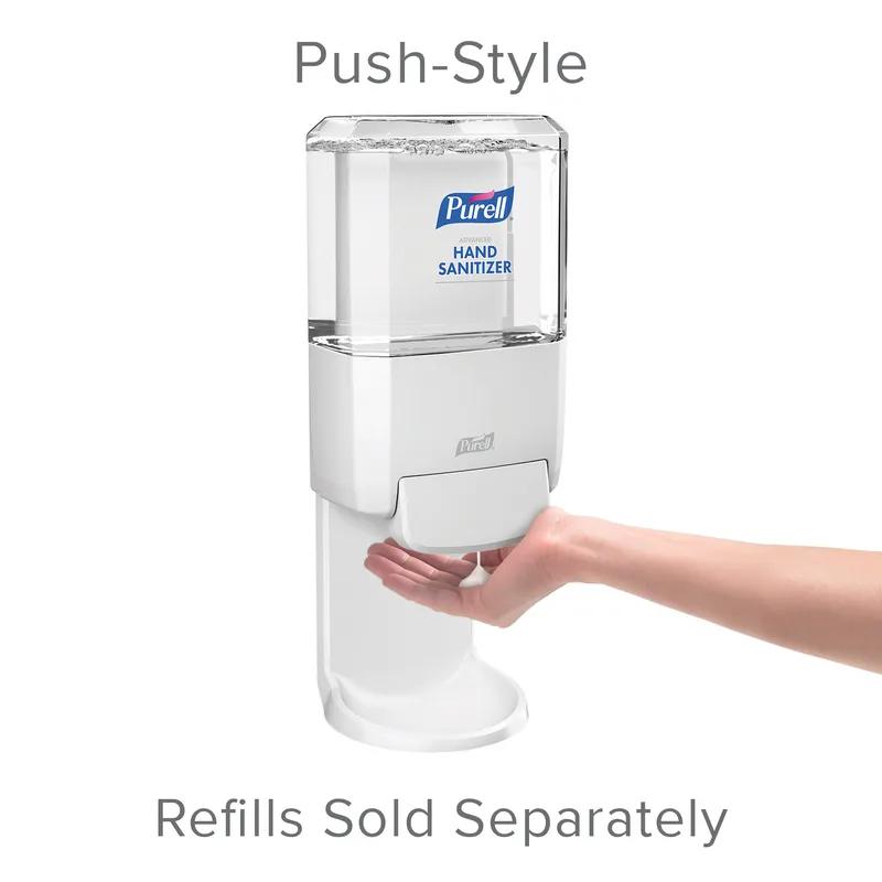 Purell® ES4 Hand Sanitizer Dispenser Gel 1200 mL 10X6.5X5.38 IN White Push Style Surface Mount 1/Each