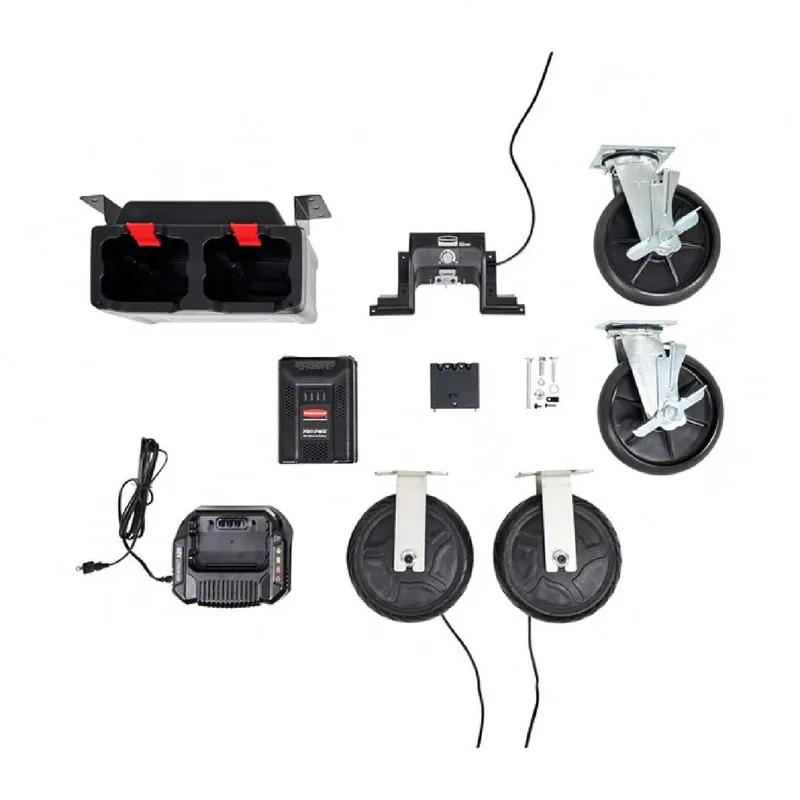 PROPWR™ Motorized Kit Housekeeping Carts Black 1/Each