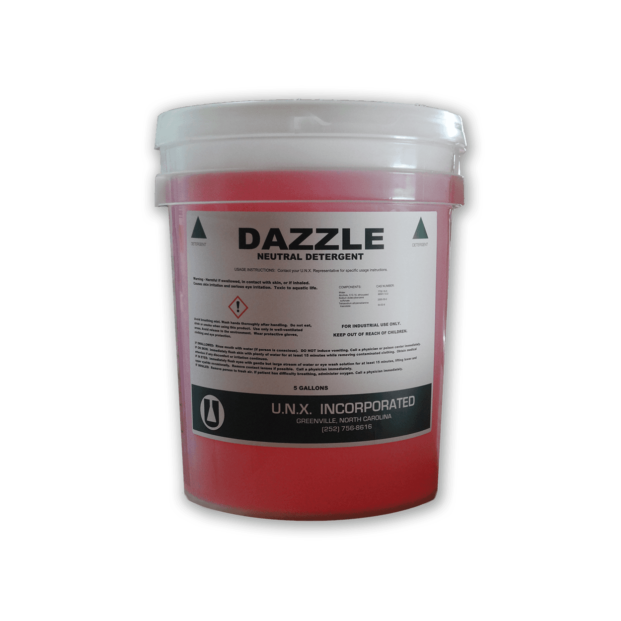 Unx Dazzle Laundry Detergent 15 GAL Neutral Powerful Action 1/Drum