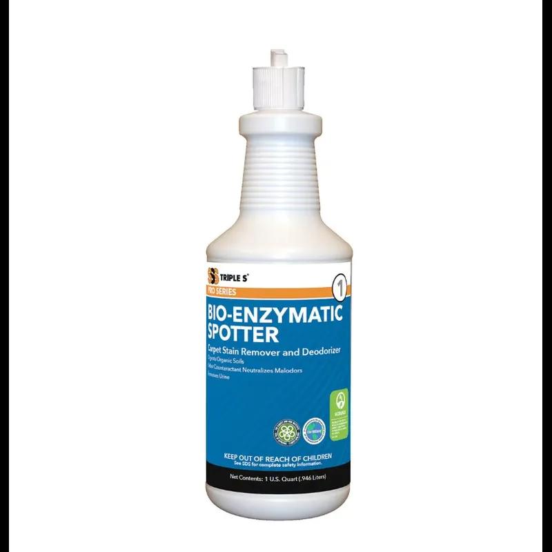 SSS Cherry-Almond Carpet Spotter Stain Remover Deodorizer Protectant 1 QT Bio-enzymatic 1/Each