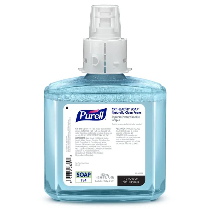 Purell® CRT Hand Soap Foam 1200 mL 5.509X3.517X8.652 IN Citrus Scent Clear For ES4 2/Case