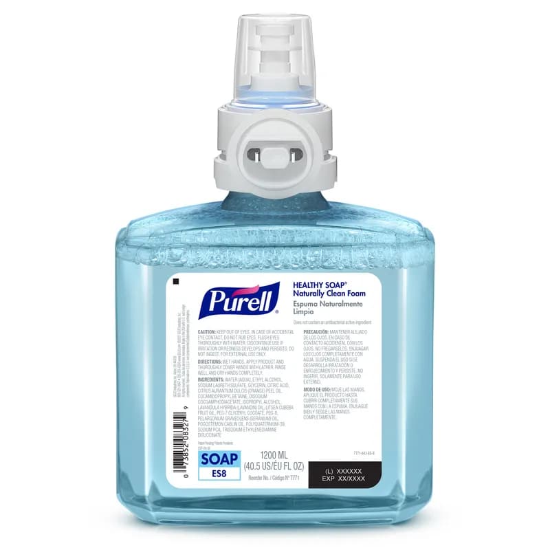 Purell® Hand Soap Foam 1200 mL 5.51X3.52X8.65 IN Citrus Scent Hypoallergenic Naturally Clean For ES8 2/Case