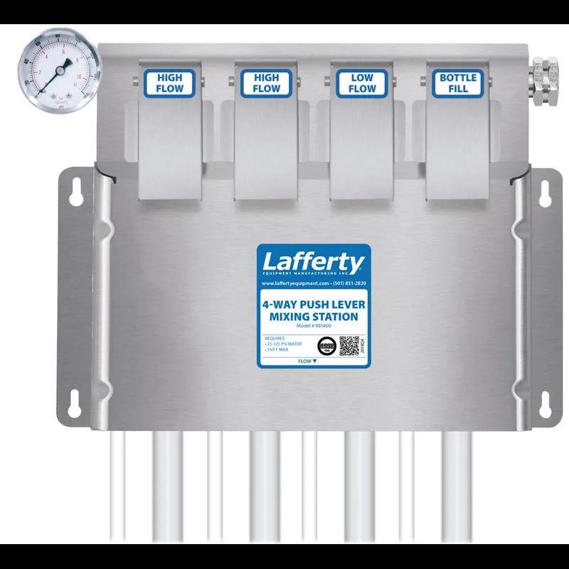 Mixing Station Metal 4-Way Push Lever 1/Each