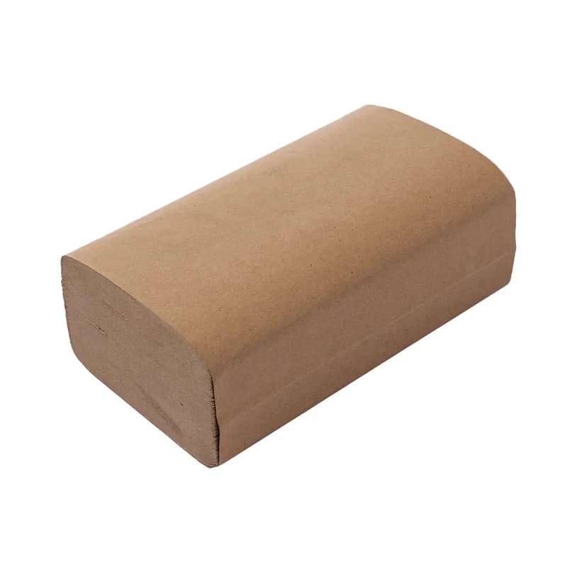 Victoria Bay Folded Paper Towel 8.66X9.84 IN Kraft Single Fold 250 Count/Pack 16 Packs/Case