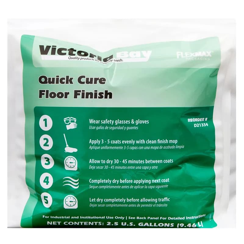 Victoria Bay Quick Cure Floor Finish 2.5 GAL 2/Case