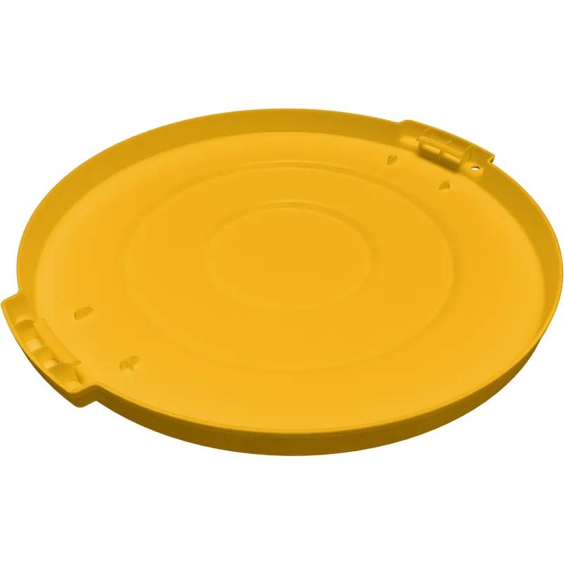 Bronco™ Lid 20 GAL Yellow Round HDPE 6/Case