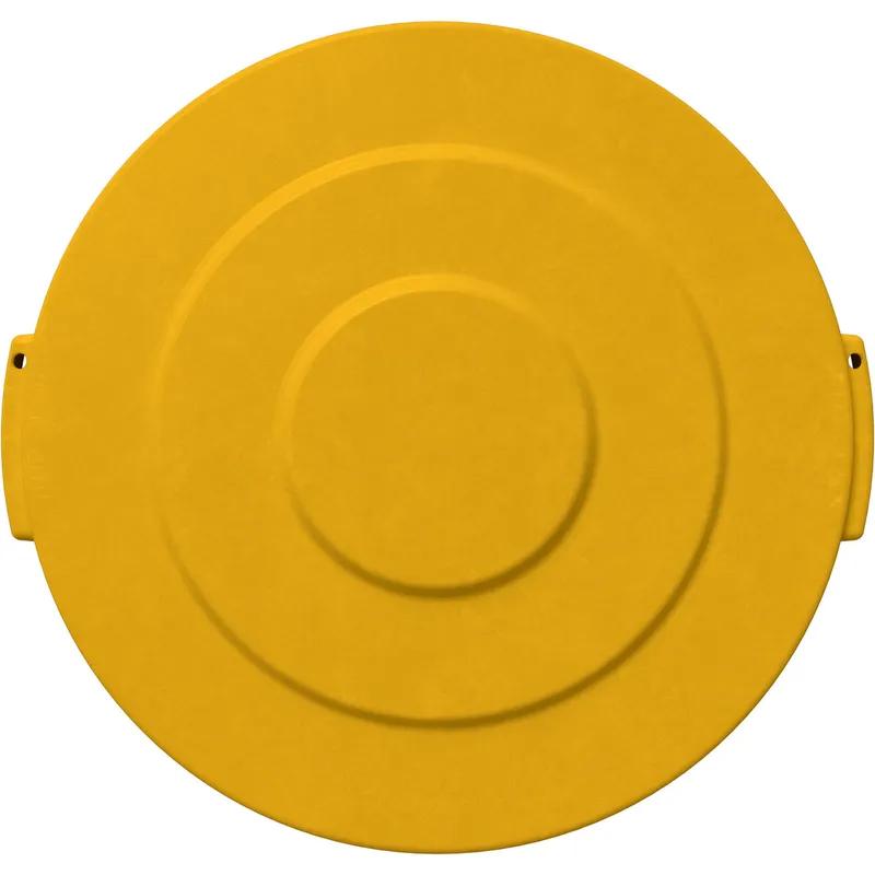 Bronco™ Lid 20 GAL Yellow Round HDPE 6/Case