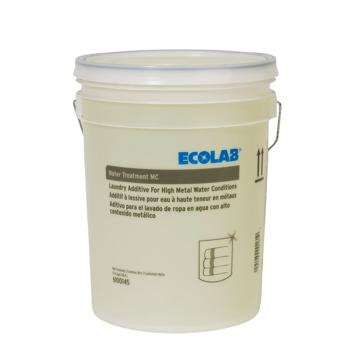Water Treatment MC Laundry Additive 5 GAL Liquid With Metal Control 1/Pail