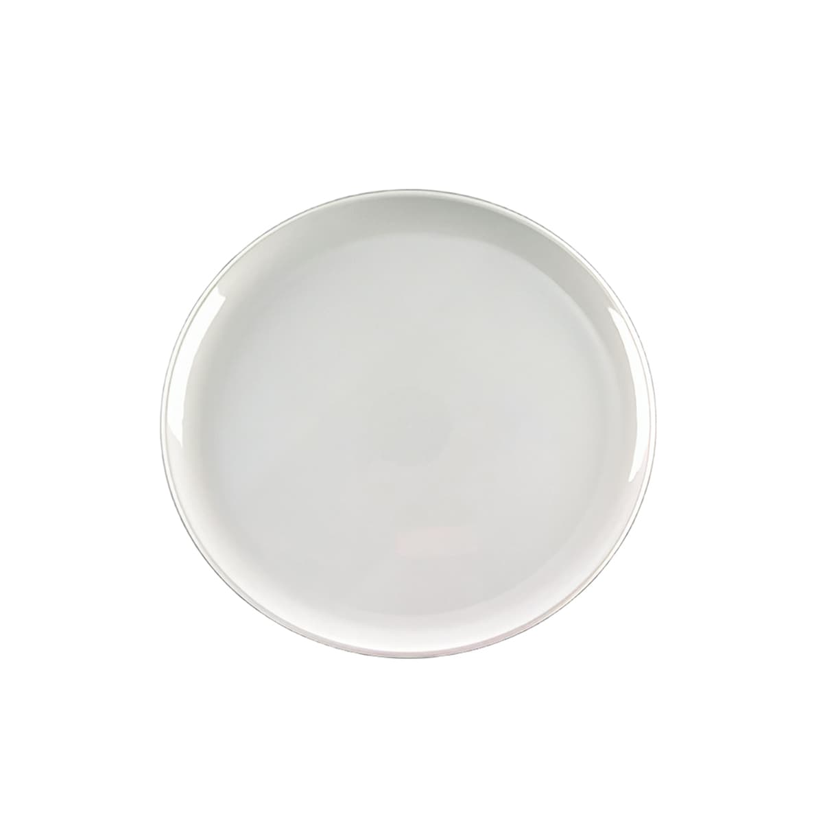 Serving Tray 18 IN Plastic White Round 25/Case