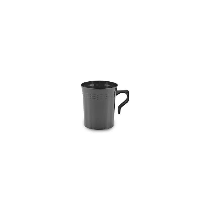 Cup Mug 8 OZ Black Resposable 192/Case