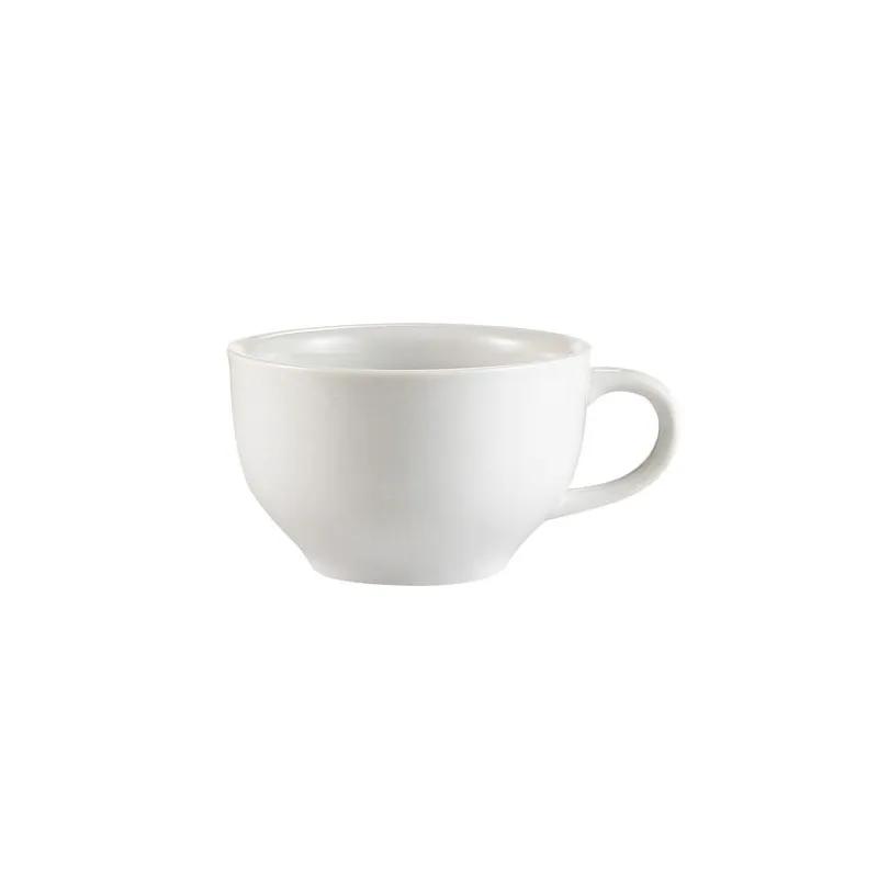 Clinton Coffee Cup 3.75 IN 8 FLOZ Porcelain White Round Low Dishwasher Safe Dual Ovenable 36/Case