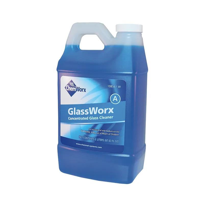 GlassWorx Glass Cleaner 2 L Liquid Concentrate Solvent-Based 1/Case