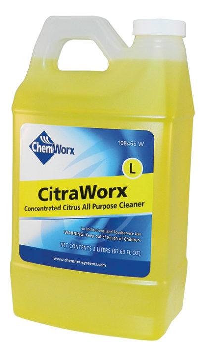 CitraWorx Citrus Scent All Purpose Cleaner 2 L Liquid Concentrate Low Foam 1/Case