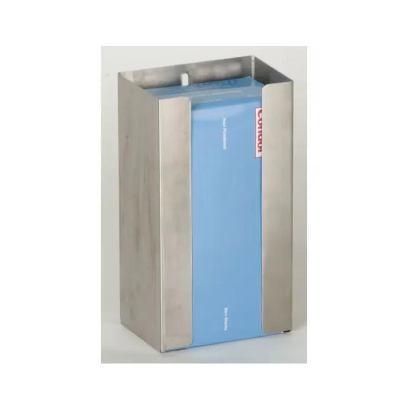 Glove Dispenser 3.75X10X5.5 IN Stainless Steel Holds 1 Box 1/Each