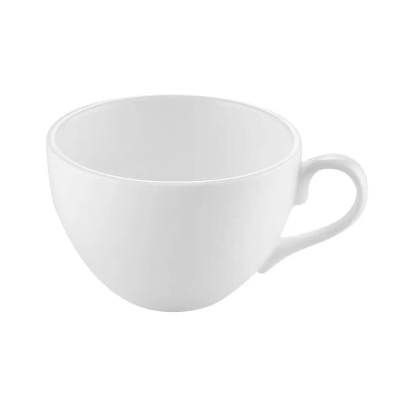 Clinton Cappuccino Cup 4.5 IN 15 FLOZ Porcelain Round Dual Ovenable Dishwasher Safe 36/Case