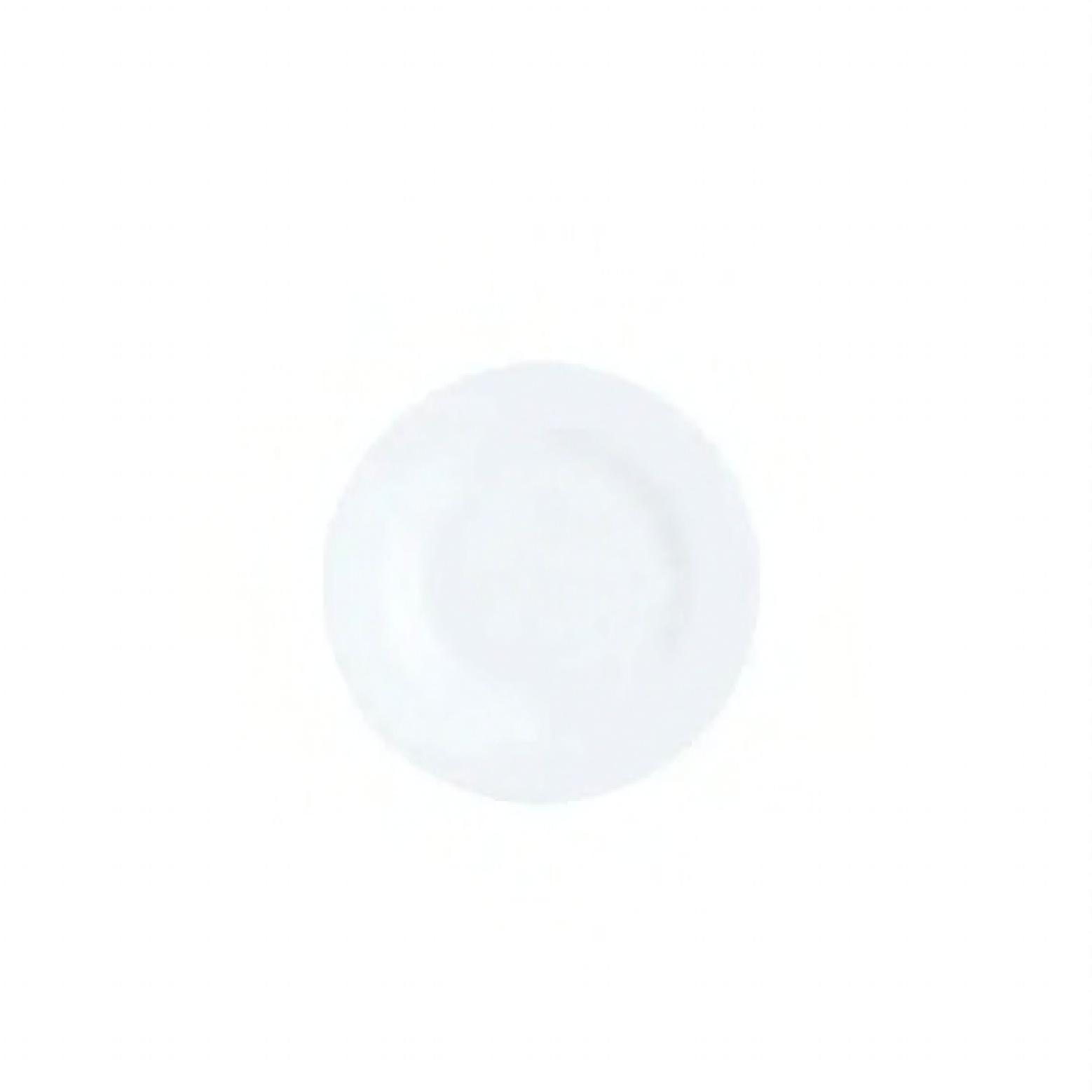 Arcoroc Intensity White Plate 6.25 IN Opal Glass White Round 24/Case