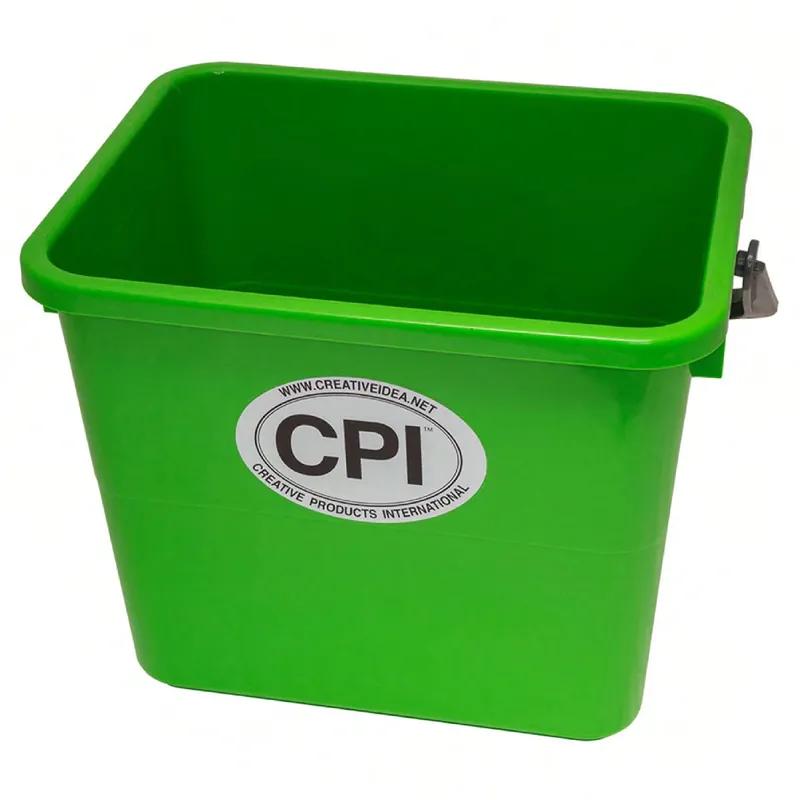Bucket 3.5 GAL Plastic Lime Green With Seal Lid 1/Each
