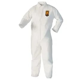 KleenGuard™ Coveralls XXXL White 5-Layer (SMS) Breathable Particle Protection Zippered Front 20/Case