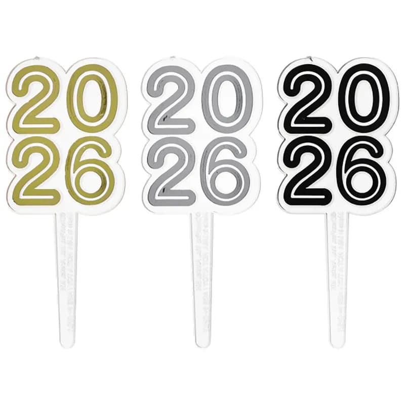 DecoPics® Cake & Cupcake Topper Pick 144/Bag