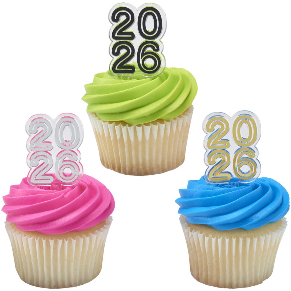 DecoPics® Cake & Cupcake Topper Pick 144/Bag