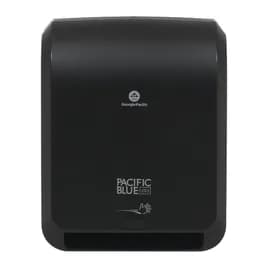 Pacific Blue Ultra™ Paper Towel Dispenser 9X12.9X16 IN Wall Mount Black 1-Roll Touchless High Capacity Automatic 1/Each