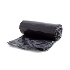 Victoria Bay Can Liner 40X48 IN 45 GAL Black Plastic 22MIC 25 Count/Roll 6 Rolls/Case
