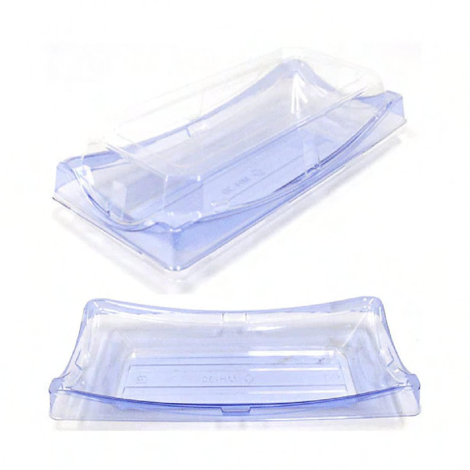 Sushi Take-Out Container 9.4X4.6X1.4 IN PET Light Blue Clear 300/Case