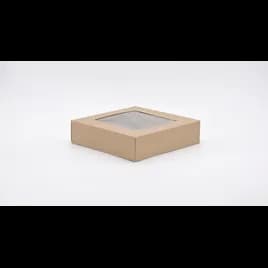 Victoria Bay Cake Box 10X10X2.5 IN Kraft With Window 200/Case