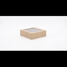Victoria Bay Cake Box 8X8X2.5 IN Kraft With Window 200/Case