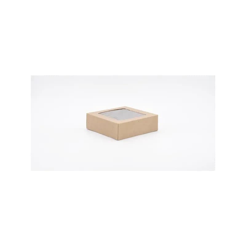 Victoria Bay Cake Box 8X8X2.5 IN Kraft With Window 200/Case