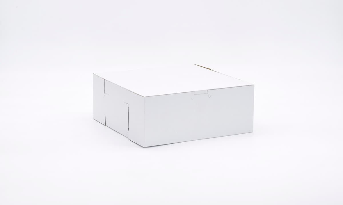 Victoria Bay Cake Box 10X10X4 IN Paperboard White 100/Bundle