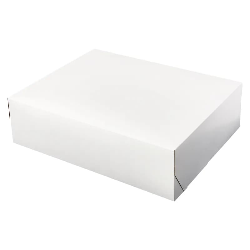 Victoria Bay Cake Box 18X14X5 IN Paperboard White 50/Bundle