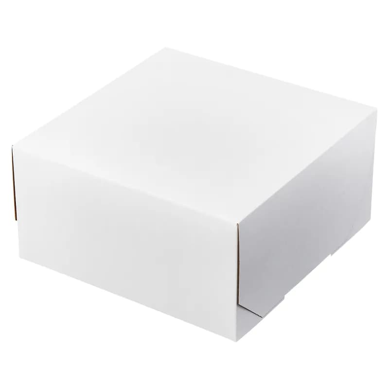 Victoria Bay Cake Box 8X8X4 IN Paperboard White 250/Bundle