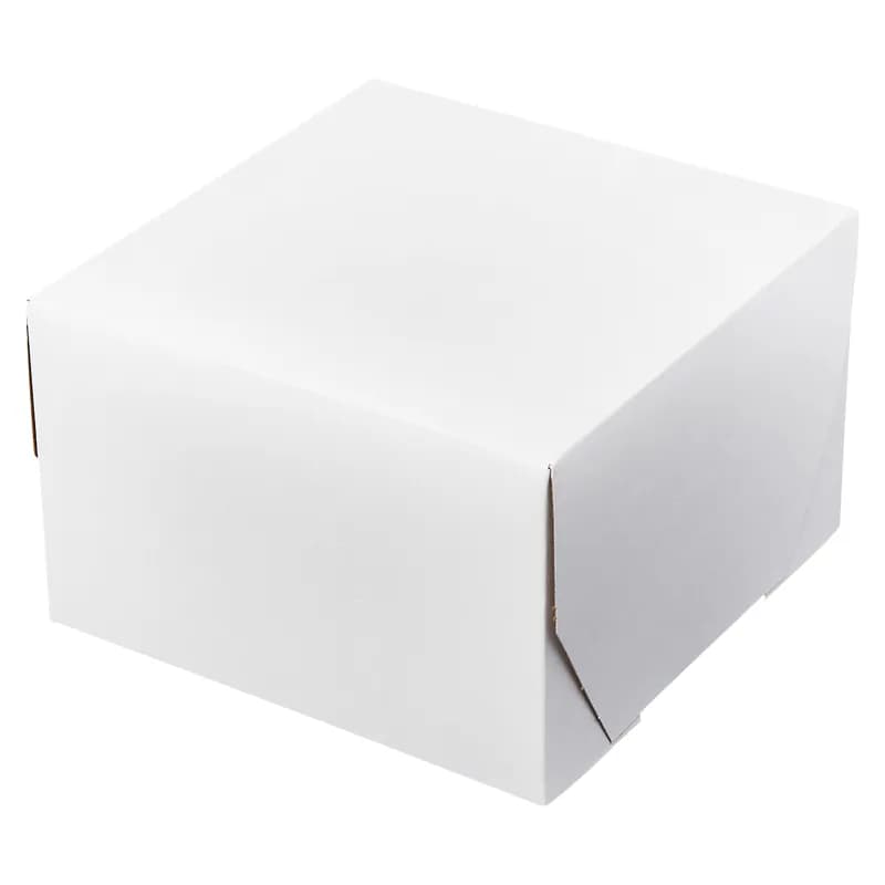 Victoria Bay Cake Box 8X8X5 IN Paperboard White 100/Bundle