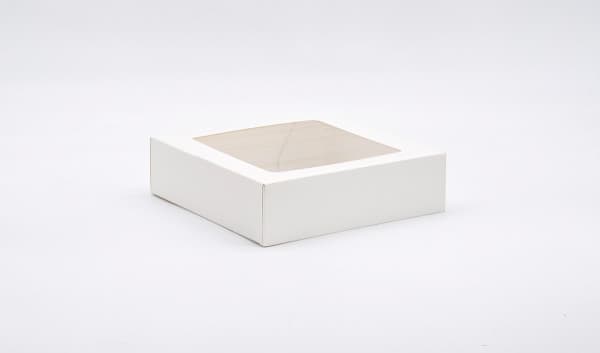 Victoria Bay Cake Box 9X9X2.5 IN Paperboard White 250/Bundle