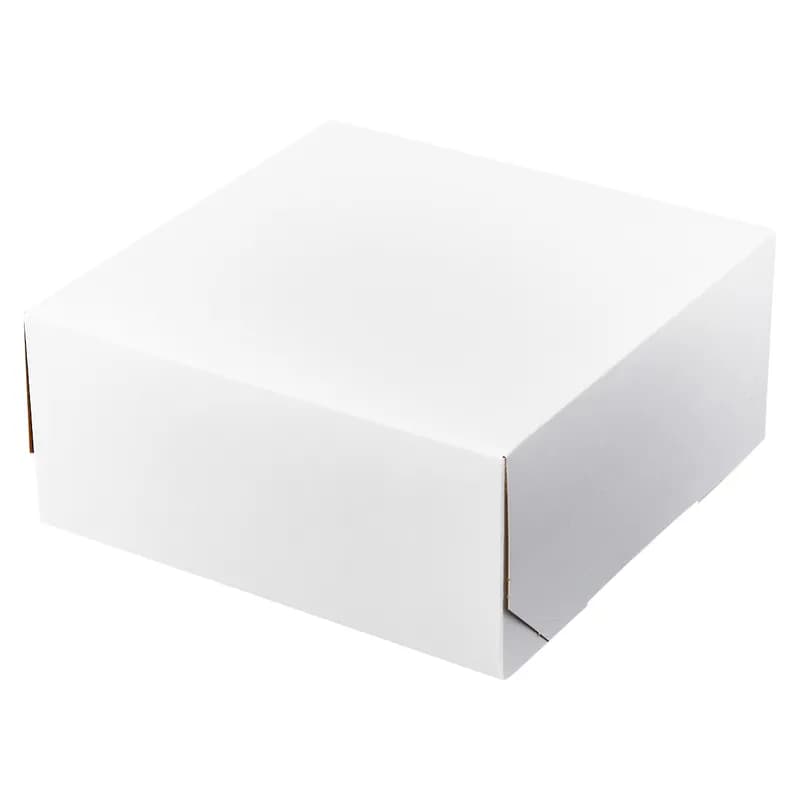 Victoria Bay Cake Box 9X9X4 IN Paperboard White 200/Bundle